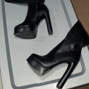 Thigh high platform boots
